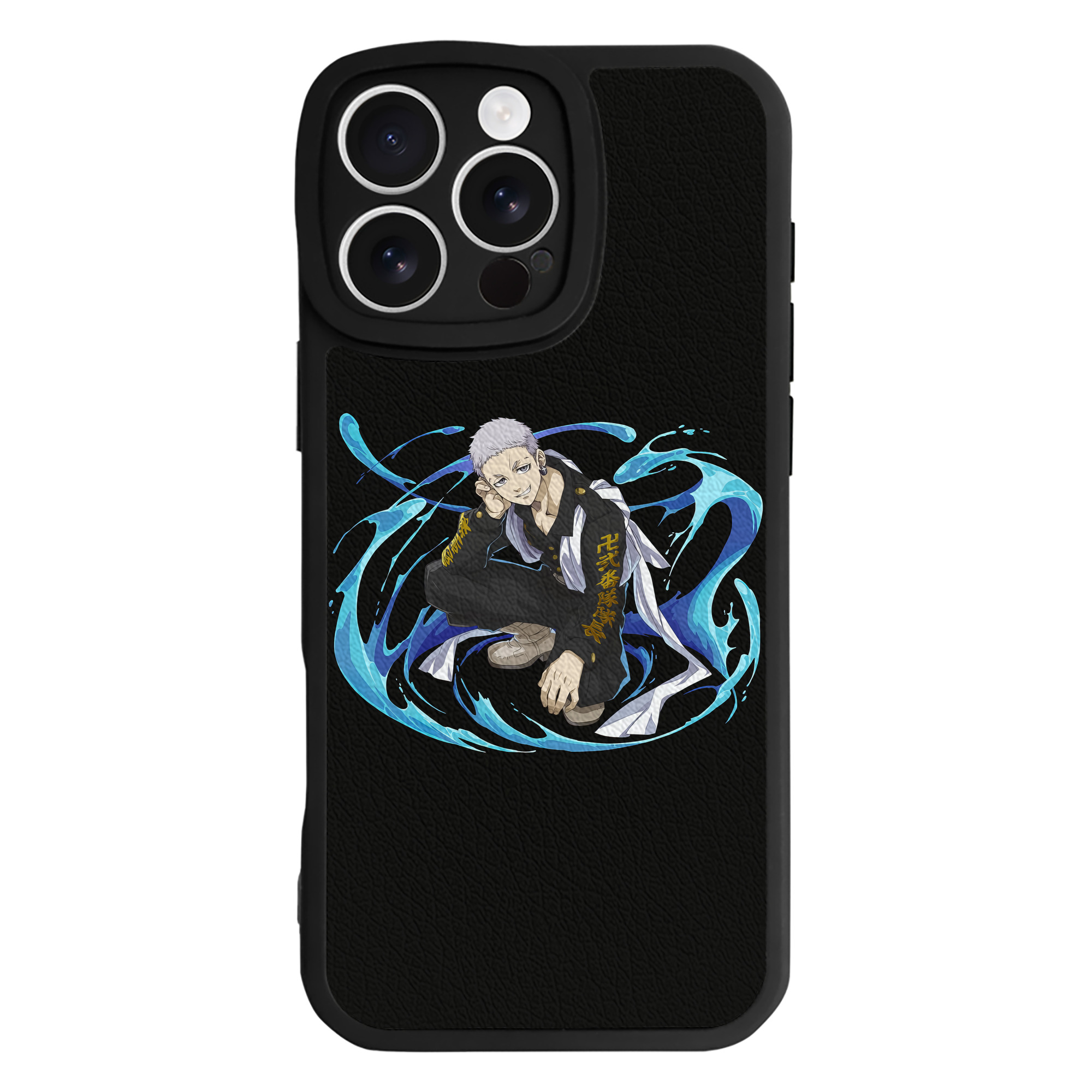 （画像用） 東京リベンジャーズ Tokyo Revengers 【iPhone 16シリーズ対応】シリコンスマホケース（レザー調） 材質：シリコン